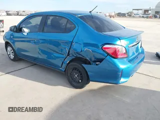 2022 Mitsubishi Mirage ES z VIN ML32FUFJ9NHF06925, wystawiony jako IAAI lot #41382093 z przebiegiem 49 294 mil mil oraz . Historia ofert i sprzedaży dostępna na DreamBid. Obrazek 3.
