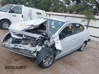 2022 Mitsubishi Mirage ES with VIN ML32FUFJXNHF05539, listed as a IAAI auction lot 41545670 with Not provided miles and . Bid and sale history available at DreamBid. Image 2.