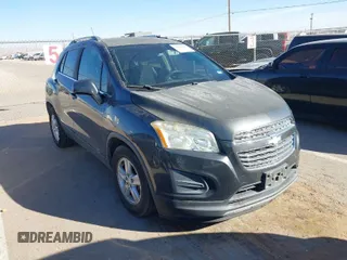 2016 Chevrolet Trax LT with VIN 3GNCJLSB4GL280326, listed as a IAAI auction lot 41608005 with 77,379 mi miles. Bid and sale history available at carsss.com. Image 1.