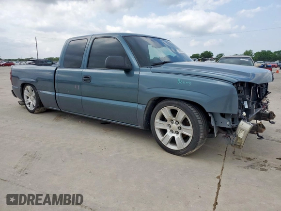 2007 Chevrolet Silverado 1500 LS with VIN 1GCEC19X57Z144975, listed as a Copart auction lot 53788615 with 217,344 mi miles and Salvage Title. Bid and sale history available at DreamBid. Image 4.