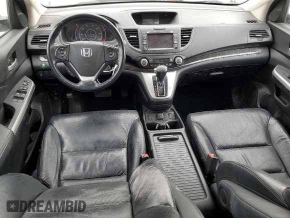 2013 Honda CR-V EX-L with VIN 5J6RM3H77DL028438, listed as a Copart auction lot 44601235 with 134,816 mi miles and Salvage Title. Bid and sale history available at DreamBid. Image 8.