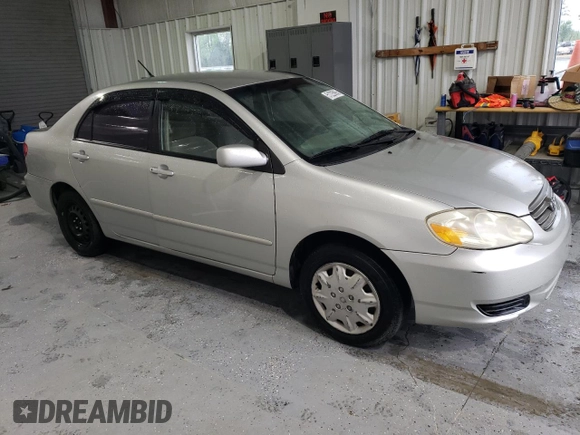 2004 Toyota Corolla CE with VIN 2T1BR32E54C262391, listed as a Copart auction lot 51225865 with 217,999 mi miles and Salvage Title. Bid and sale history available at DreamBid. Image 4.