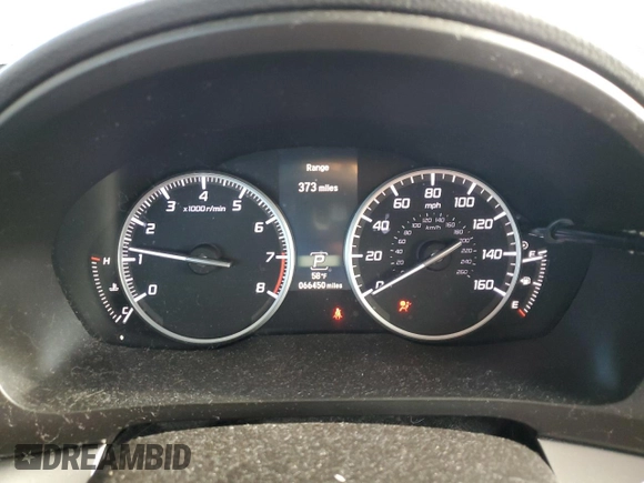 2016 Acura ILX w/Premium Pkg with VIN 19UDE2F78GA009392, listed as a Copart auction lot 51277235 with 66,450 mi miles and Salvage Title. Bid and sale history available at carsss.com. Image 9.