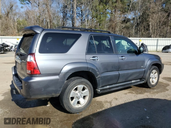 2007 Toyota 4Runner SR5 with VIN JTEZU14R578083829, listed as a Copart auction lot 48880065 with 121,172 mi miles and Salvage Title. Bid and sale history available at carsss.com. Image 3.