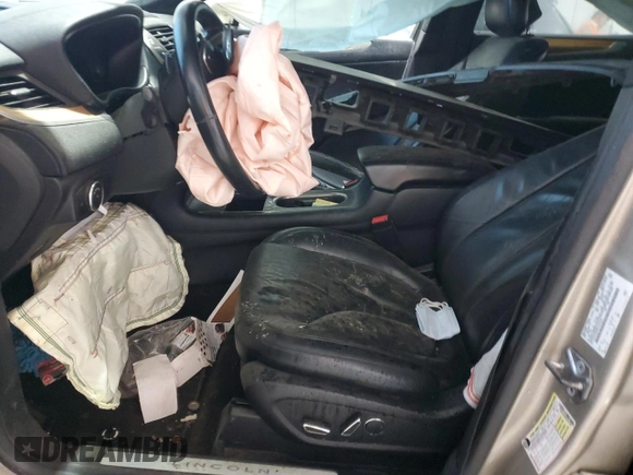 2015 Lincoln MKC with VIN 5LMTJ2AH0FUJ07246, listed as a Copart auction lot 51155005 with 0 mi miles and Salvage Title. Bid and sale history available at carsss.com. Image 7.