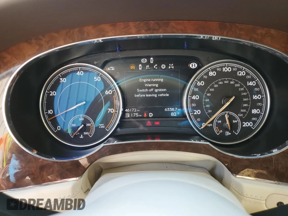 2017 Bentley Bentayga W12 z VIN SJAAC2ZVXHC016000, wystawiony jako Copart lot #43702555 z przebiegiem 46 172 mil mil oraz Szkody całkowita. Historia ofert i sprzedaży dostępna na DreamBid. Obrazek 9.