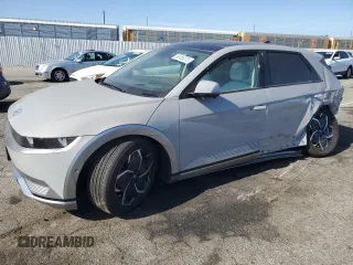 2024 Hyundai Ioniq 5 Limited z VIN KM8KR4DE8RU313052, wystawiony jako Copart lot #58155275 z przebiegiem 2 539 mil mil oraz Szkoda całkowita • Salvage title. Historia ofert i sprzedaży dostępna na DreamBid. Obrazek 1.