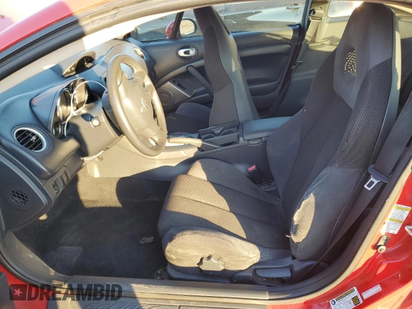 2007 Mitsubishi Eclipse GS with VIN 4A3AK24F17E014167, listed as a Copart auction lot 88531395 with 250,337 mi miles and Salvage Title. Bid and sale history available at DreamBid. Image 7.
