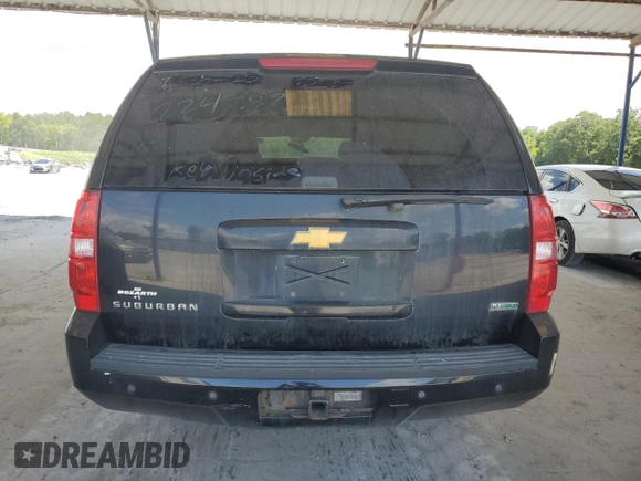 2012 Chevrolet Suburban LT with VIN 1GNSKJE77CR224789, listed as a Copart auction lot 63944485 with 228,477 mi miles and Salvage title. Bid and sale history available at DreamBid. Image 6.