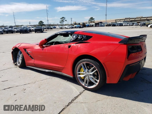 2018 Chevrolet Corvette 3LT with VIN 1G1YF2D75J5104520, listed as a Copart auction lot 43556064 with 16,116 mi miles. Bid and sale history available at carsss.com. Image 2.