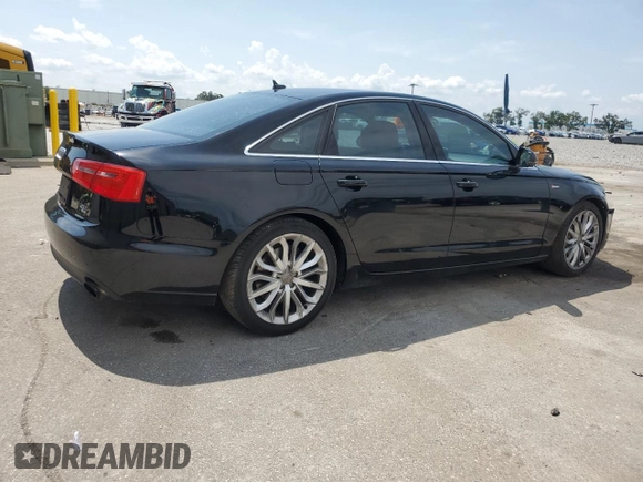 2013 Audi A6 Premium Plus with VIN WAUGGAFC8DN008838, listed as a Copart auction lot 58754475 with 162,375 mi miles and Salvage title. Bid and sale history available at DreamBid. Image 3.