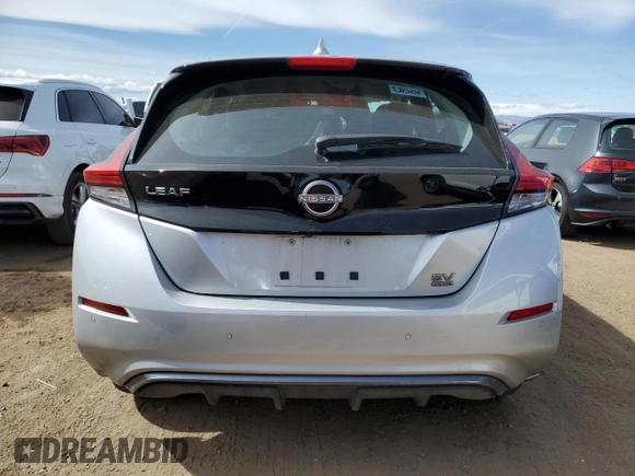2024 Nissan LEAF SV Plus z VIN 1N4CZ1CV6RC555505, wystawiony jako Copart lot #49623705 z przebiegiem 31 272 mil mil oraz Szkoda całkowita • Salvage title. Historia ofert i sprzedaży dostępna na DreamBid. Obrazek 6.