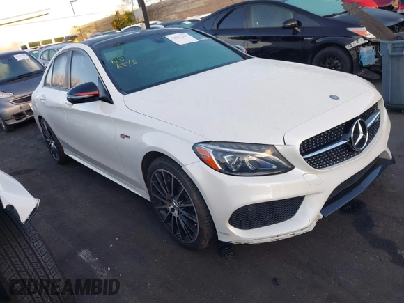 2017 Mercedes-Benz C 43 AMG with VIN 55SWF6EB6HU225511, listed as a IAAI auction lot 41827261 with 71,386 mi miles and . Bid and sale history available at DreamBid. Image 1.