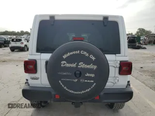 2024 Jeep Wrangler Sahara z VIN 1C4PJXEG8RW264328, wystawiony jako Copart lot #57106615 z przebiegiem 14 890 mil mil oraz Szkoda całkowita • Salvage title. Historia ofert i sprzedaży dostępna na DreamBid. Obrazek 6.