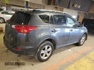 2014 Toyota RAV4 XLE with VIN JTMRFREV7ED095722, listed as a Copart auction lot 45107565 with 162,670 mi miles and Salvage Title. Bid and sale history available at DreamBid. Image 3.