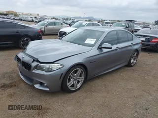 2016 BMW 5 Series 535i with VIN WBA5B1C58GG132970, listed as a IAAI auction lot 42120675 with 82,797 mi miles and . Bid and sale history available at DreamBid. Image 2.