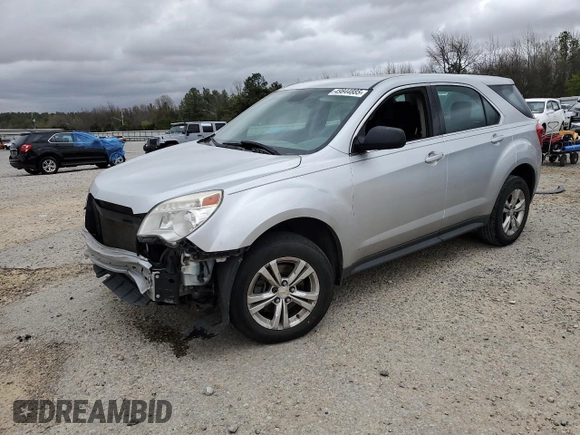 2015 Chevrolet Equinox LS with VIN 2GNALAEK5F1116035, listed as a Copart auction lot 49844885 with 133,206 mi miles and Clean Title. Bid and sale history available at carsss.com. Image 1.