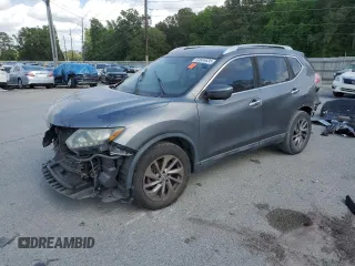 2016 Nissan Rogue SL with VIN 5N1AT2MT8GC754358, listed as a Copart auction lot 53604635 with 153,405 mi miles and Salvage Title. Bid and sale history available at carsss.com. Image 1.
