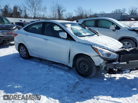 2017 Hyundai Accent SE z VIN KMHCT4AE5HU167587, wystawiony jako Copart lot #46037295 z przebiegiem 98 545 mil mil oraz Szkoda całkowita • Salvage title. Historia ofert i sprzedaży dostępna na DreamBid. Obrazek 4.