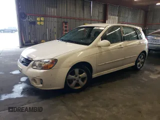 2007 Kia Spectra with VIN KNAFE162275003616, listed as a Copart auction lot 44748045 with 186,777 mi miles and Salvage title. Bid and sale history available at DreamBid. Image 1.