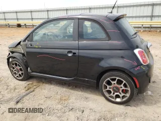 2013 FIAT 500 Sport with VIN 3C3CFFBR1DT544580, listed as a Copart auction lot 54379225 with 95,457 mi miles and Salvage Title. Bid and sale history available at carsss.com. Image 2.