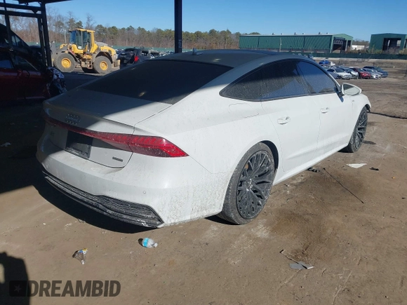 2019 Audi A7 Prestige with VIN WAUV2AF23KN083618, listed as a IAAI auction lot 41444338 with 51,977 mi miles. Bid and sale history available at carsss.com. Image 4.