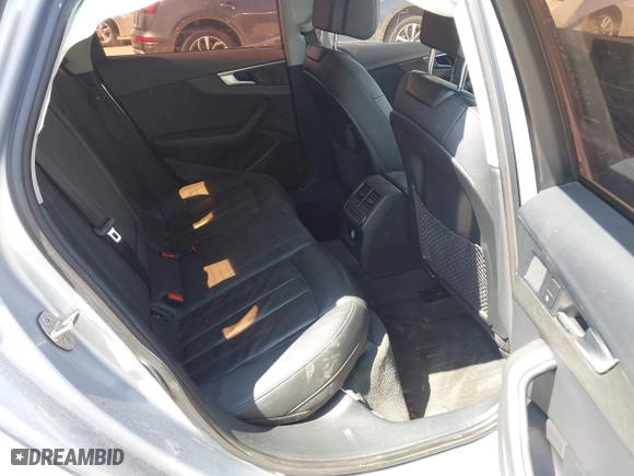 2019 Audi A4 Premium with VIN WAUGMAF40KN002742, listed as a IAAI auction lot 41902534 with 87,165 mi miles. Bid and sale history available at carsss.com. Image 8.