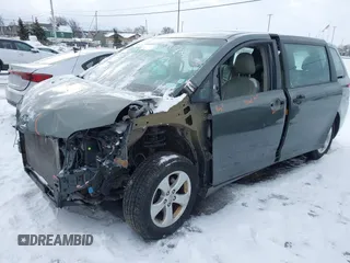 2014 Toyota Sienna L with VIN 5TDZK3DC2ES429684, listed as a IAAI auction lot 41529309 with 112,190 mi miles. Bid and sale history available at carsss.com. Image 17.