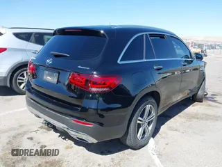 2021 Mercedes-Benz GLC 300 with VIN W1N0G8EBXMF984449, listed as a IAAI auction lot 42078933 with 35,857 mi miles and . Bid and sale history available at DreamBid. Image 4.