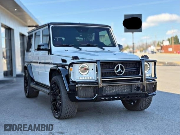 2016 Mercedes-Benz G-Class AMG G 63 with VIN WDCYC7DF8GX253273, listed as a Copart auction lot 48623935 with 40,098 mi miles and Salvage Title. Bid and sale history available at carsss.com. Image 1.