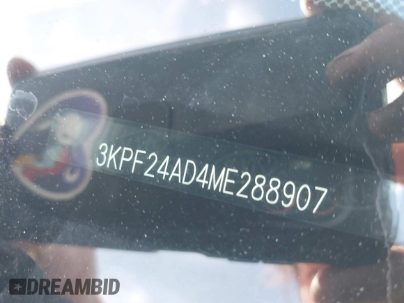 2021 Kia Forte LXS с VIN 3KPF24AD4ME288907, выставлен на аукционе IAAI как лот 42084081 с пробегом 47 786 миль миль и . История ставок и продаж доступна на DreamBid. Изображение 9.