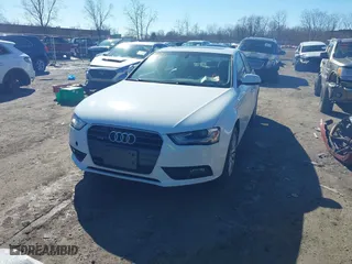 2013 Audi A4 Premium with VIN WAUBFAFL7DN040726, listed as a IAAI auction lot 41816718 with 115,661 mi miles. Bid and sale history available at carsss.com. Image 6.