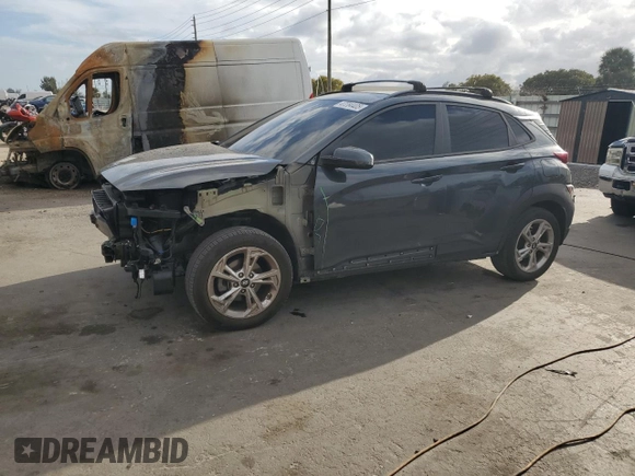 2022 Hyundai Kona SEL with VIN KM8K62ABXNU843332, listed as a Copart auction lot 47284405 with 40,412 mi miles and Salvage Title. Bid and sale history available at DreamBid. Image 1.