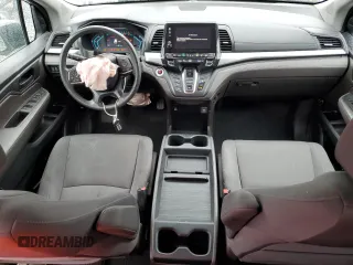 2022 Honda Odyssey EX with VIN 5FNRL6H57NB004556, listed as a Copart auction lot 49288215 with 128,460 mi miles and Salvage Title. Bid and sale history available at DreamBid. Image 8.