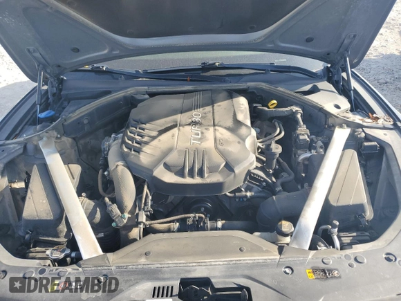 2019 Genesis G70 Dynamic with VIN KMTG34LE1KU024423, listed as a Copart auction lot 44571725 with Not Provided miles and Salvage Title. Bid and sale history available at DreamBid. Image 11.