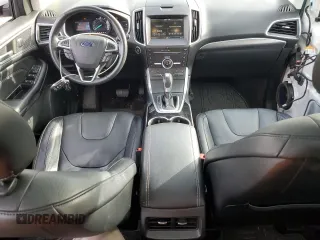 2015 Ford Edge Titanium with VIN 2FMTK4K8XFBB72573, listed as a Copart auction lot 48849375 with 80,998 mi miles and Salvage Title. Bid and sale history available at carsss.com. Image 8.