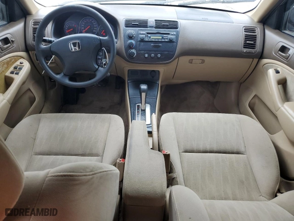 2003 Honda Civic LX with VIN 2HGES16683H923295, listed as a Copart auction lot 47406275 with 154,327 mi miles and Clean Title. Bid and sale history available at carsss.com. Image 8.