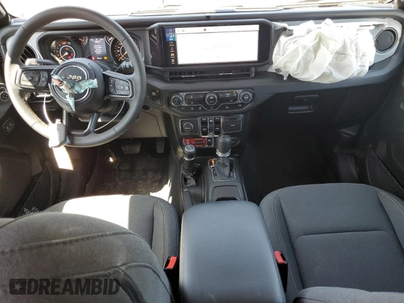 2024 Jeep Wrangler Willys with VIN 1C4PJXDG2RW300449, listed as a Copart auction lot 54367845 with 345 mi miles and Salvage title. Bid and sale history available at DreamBid. Image 8.