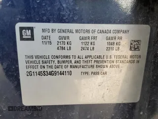 2016 Chevrolet Impala LTZ with VIN 2G1145S34G9144110, listed as a Copart auction lot 49734045 with 118,520 mi miles and Salvage Title. Bid and sale history available at carsss.com. Image 13.