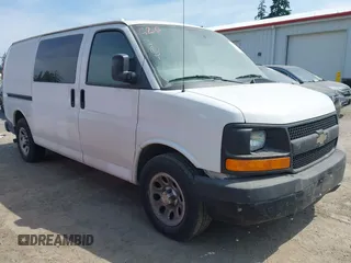 2013 Chevrolet Express Cargo with VIN 1GCSGAFXXD1160482, listed as a IAAI auction lot 42320150 with 234,161 mi miles and . Bid and sale history available at DreamBid. Image 1.