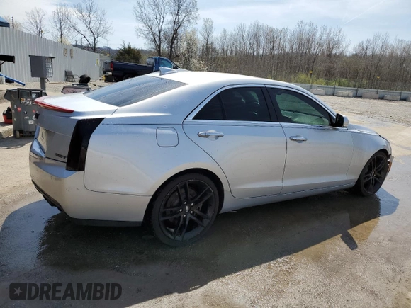 2015 Cadillac ATS Sedan Luxury RWD with VIN 1G6AB5RX0F0114104, listed as a Copart auction lot 50742745 with 123,694 mi miles and Salvage Title. Bid and sale history available at carsss.com. Image 3.