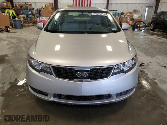2011 Kia Forte LX with VIN KNAFT4A29B5341733, listed as a Copart auction lot 80538814 with 83,155 mi miles and Salvage Title. Bid and sale history available at carsss.com. Image 5.