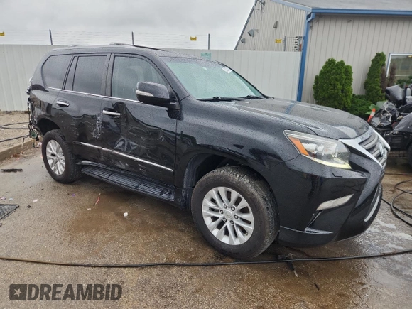 2017 Lexus GX 460 with VIN JTJBM7FX2H5149791, listed as a Copart auction lot 60327735 with 104,213 mi miles and Salvage title. Bid and sale history available at DreamBid. Image 4.
