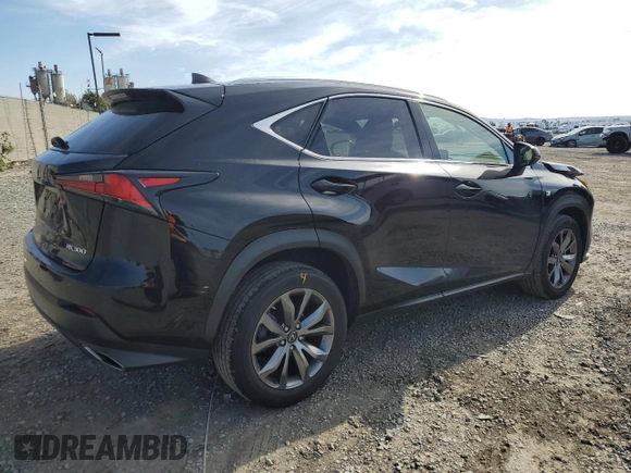 2021 Lexus NX 300 F Sport with VIN JTJSARBZ6M2198757, listed as a Copart auction lot 48591825 with 61,998 mi miles and Salvage title. Bid and sale history available at DreamBid. Image 3.