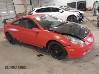 2002 Toyota Celica GT with VIN JTDDR32T320112729, listed as a IAAI auction lot 41420916 with 265,386 mi miles. Bid and sale history available at carsss.com. Image 1.