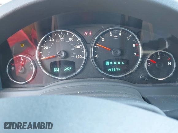 2008 Jeep Liberty Sport with VIN 1J8GN28K68W232640, listed as a IAAI auction lot 41912244 with 143,674 mi miles. Bid and sale history available at carsss.com. Image 7.
