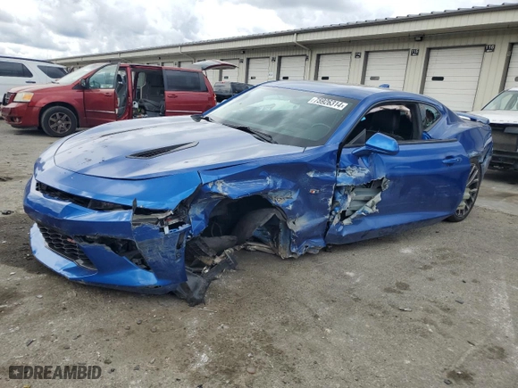 2016 Chevrolet Camaro 2SS with VIN 1G1FH1R74G0150933, listed as a Copart auction lot 75926314 with 46,087 mi miles and Salvage Title. Bid and sale history available at carsss.com. Image 1.