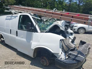 2019 Chevrolet Express Cargo with VIN 1GCWGAFP0K1351293, listed as a IAAI auction lot 42499545 with Not provided miles and . Bid and sale history available at DreamBid. Image 13.