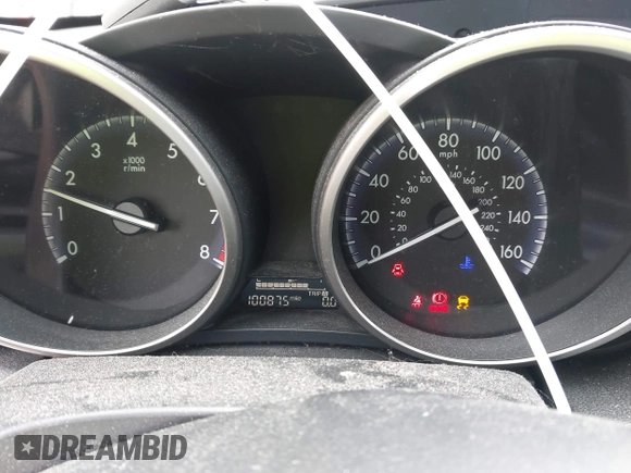 2012 Mazda 3 S Grand Touring with VIN JM1BL1W53C1658421, listed as a IAAI auction lot 41294572 with 100,875 mi miles and . Bid and sale history available at DreamBid. Image 7.