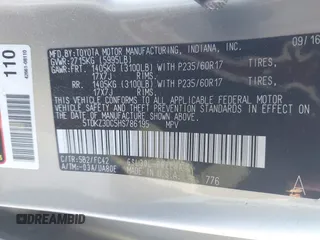 2017 Toyota Sienna LE Auto Access Seat with VIN 5TDKZ3DC5HS786195, listed as a IAAI auction lot 41829226 with 138,047 mi miles. Bid and sale history available at carsss.com. Image 9.